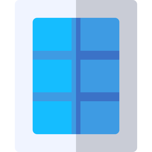 panel solar Basic Rounded Flat icono