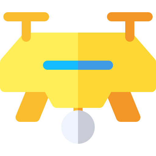 Drone Basic Rounded Flat icon