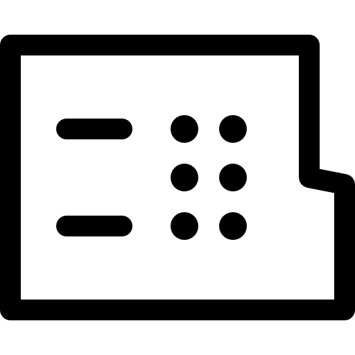 accu Basic Rounded Lineal icoon