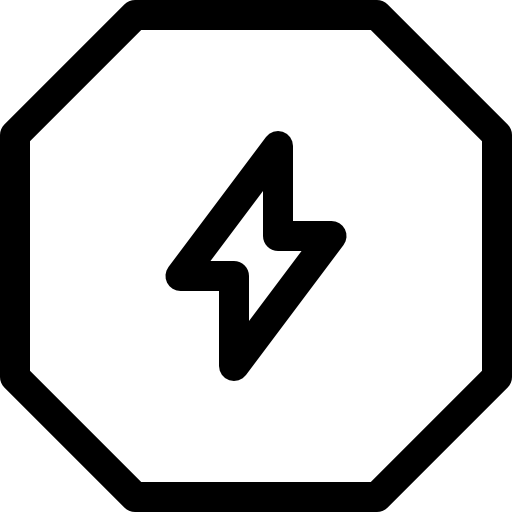 electricidad Basic Rounded Lineal icono