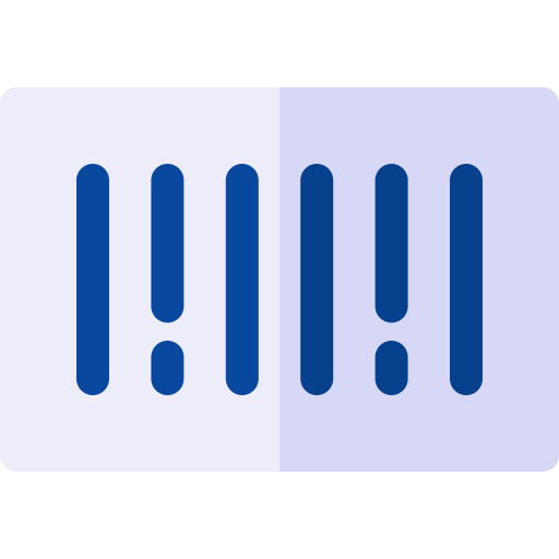 Штрих-код Basic Rounded Flat иконка