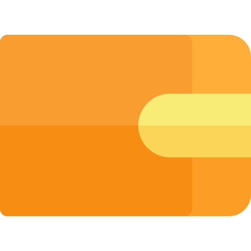 Wallet Basic Rounded Flat icon