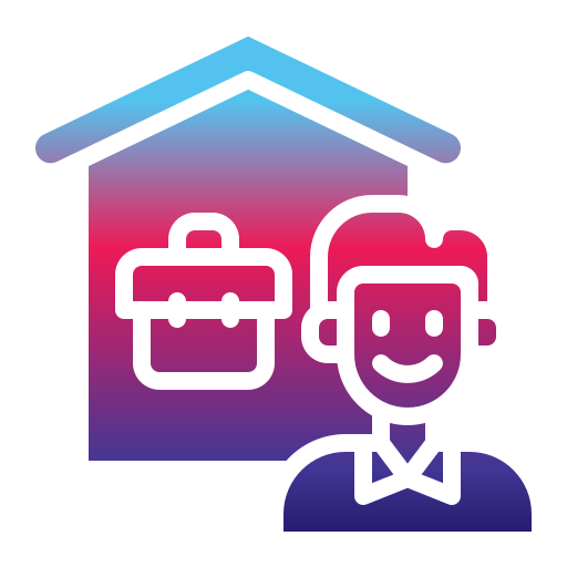 Work from home Generic Flat Gradient icon