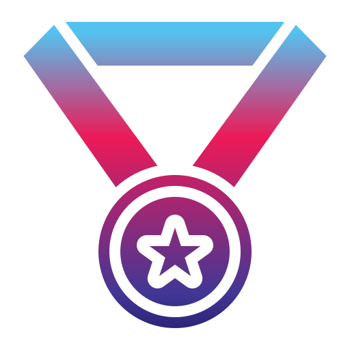 Медаль Generic Flat Gradient иконка