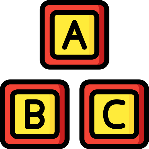 Alphabet Basic Miscellany Lineal Color icon