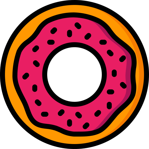 krapfen Basic Miscellany Lineal Color icon