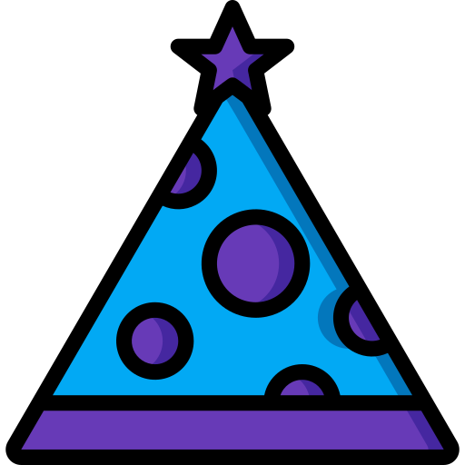 Party hat Basic Miscellany Lineal Color icon