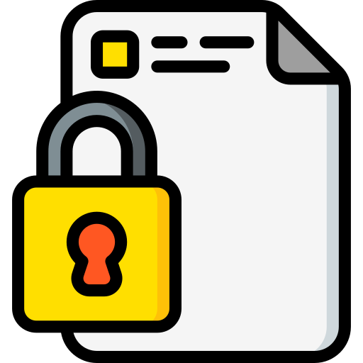 Secure folder Basic Miscellany Lineal Color icon
