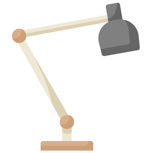 lâmpada de mesa Generic Flat Ícone