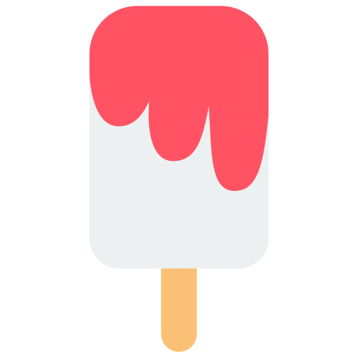 Мороженое на палочке Basic Miscellany Flat иконка