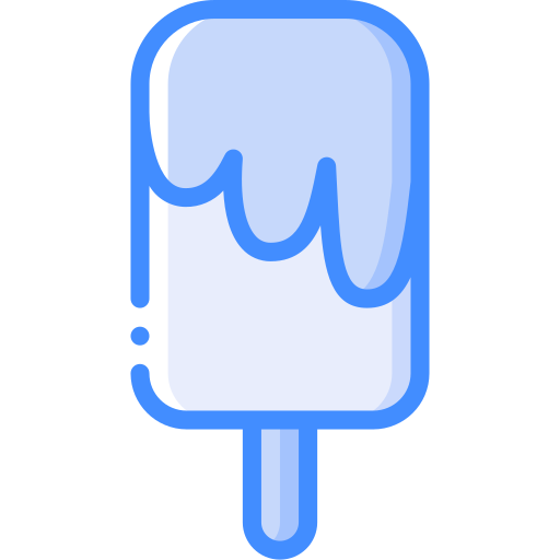 Ice lolly Basic Miscellany Blue icon