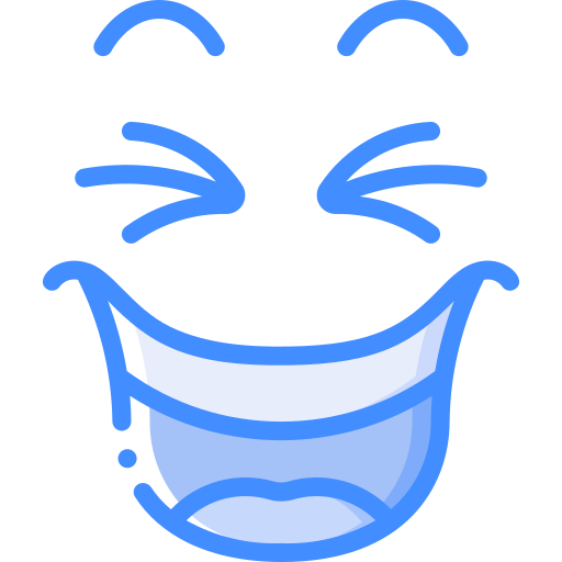 웃다 Basic Miscellany Blue icon