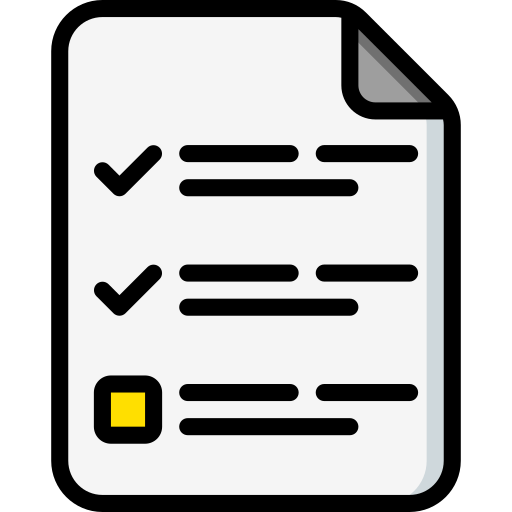 Checklist Basic Miscellany Lineal Color icon