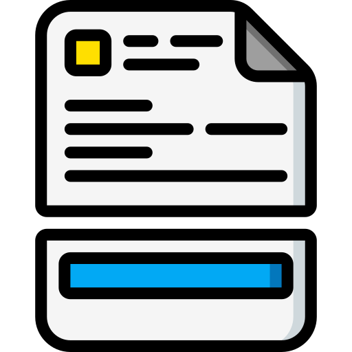 Document Basic Miscellany Lineal Color icon