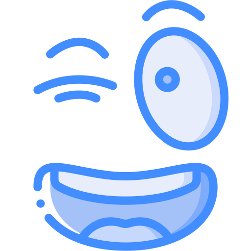 ウィンク Basic Miscellany Blue icon