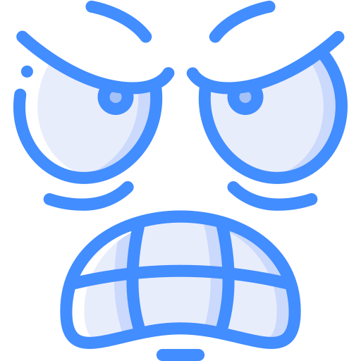 enfadado Basic Miscellany Blue icono