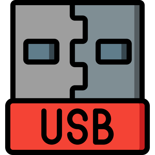 usb-anschluss Basic Miscellany Lineal Color icon