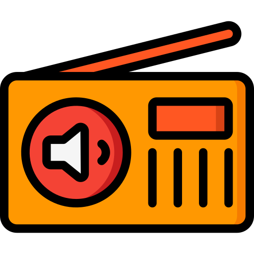 radio Basic Miscellany Lineal Color icon