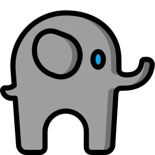 Elephant Basic Miscellany Lineal Color icon