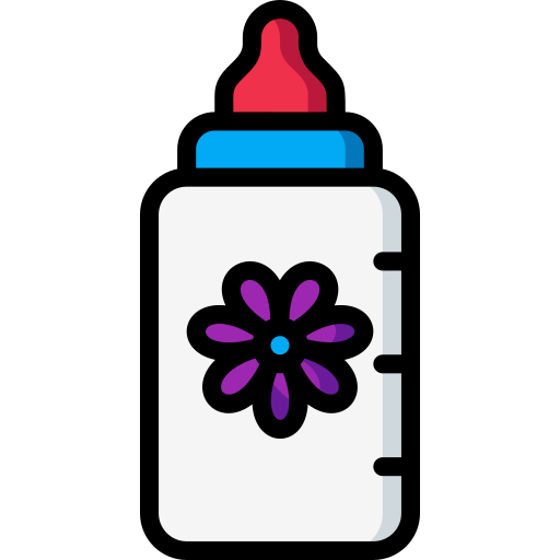babyflasche Basic Miscellany Lineal Color icon