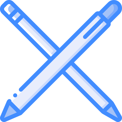 schreibwerkzeuge Basic Miscellany Blue icon