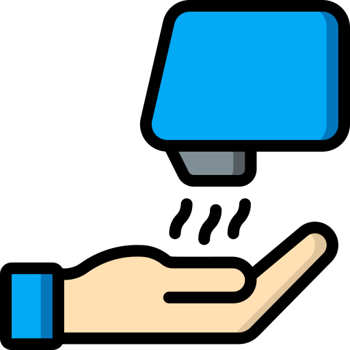 secador de manos Basic Miscellany Lineal Color icono