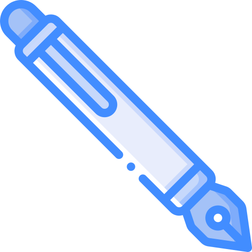 stylo Basic Miscellany Blue Icône