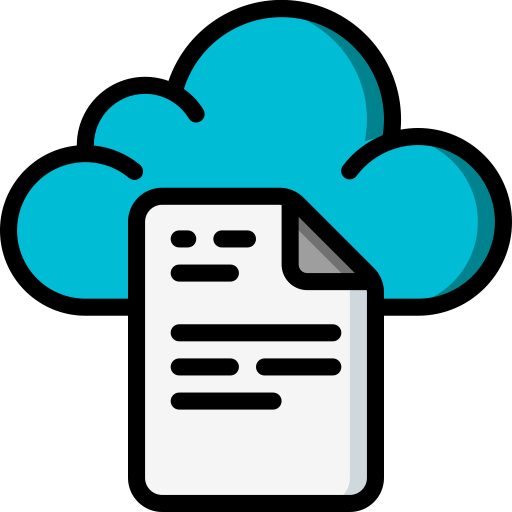 Cloud data Basic Miscellany Lineal Color icon