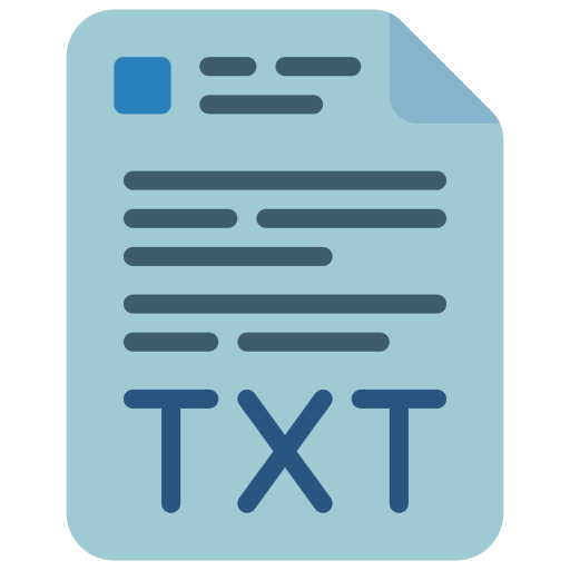 tekstbestand Basic Miscellany Flat icoon
