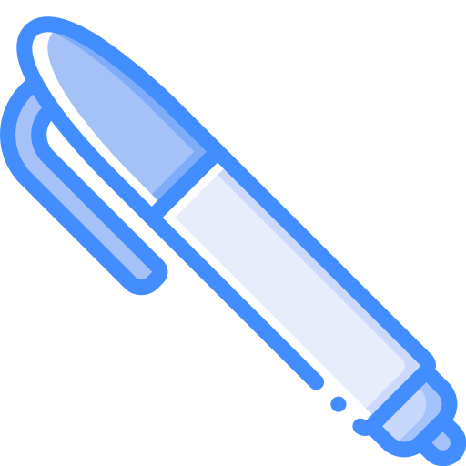 펜 Basic Miscellany Blue icon