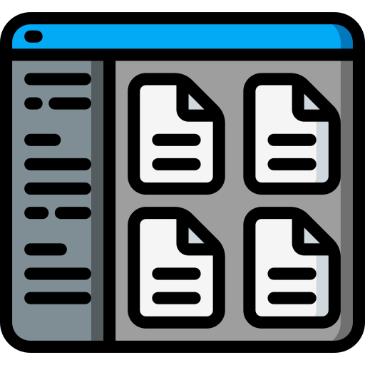 File explorer Basic Miscellany Lineal Color icon