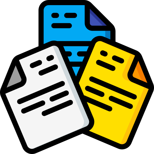 Documents Basic Miscellany Lineal Color icon