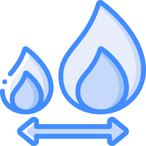 temperaturkontrolle Basic Miscellany Blue icon