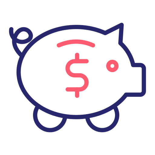 Piggy Generic Outline Color icon