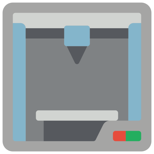 stampante 3d Basic Miscellany Flat icona