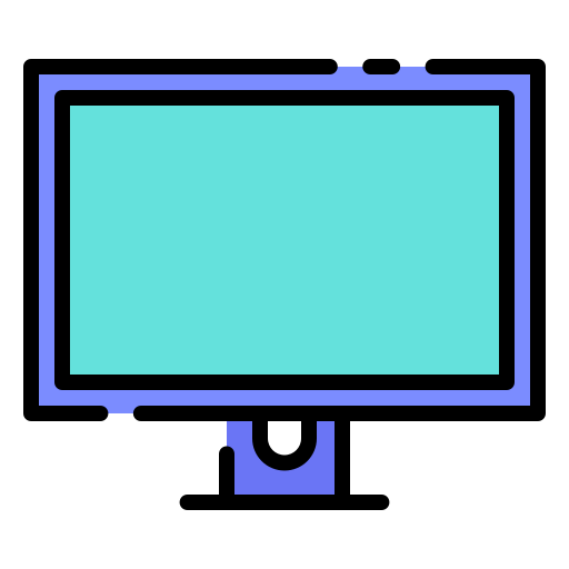 computadora de escritorio Good Ware Lineal Color icono