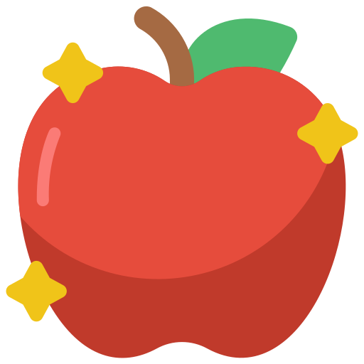 jabłko Basic Miscellany Flat ikona