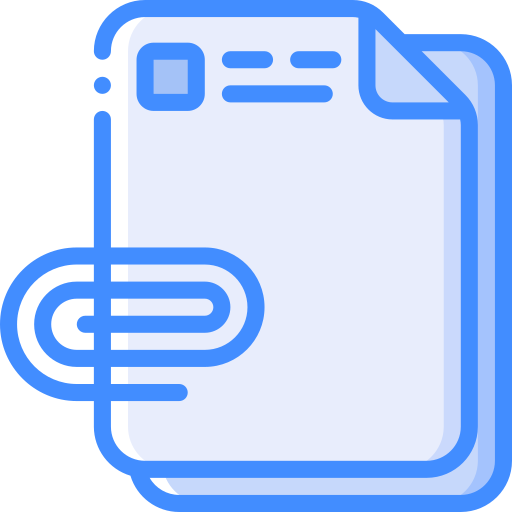 Document file Basic Miscellany Blue icon