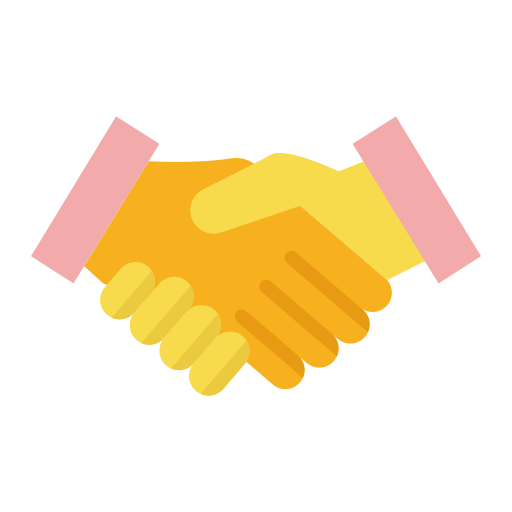 Partnership handshake Good Ware Flat icon