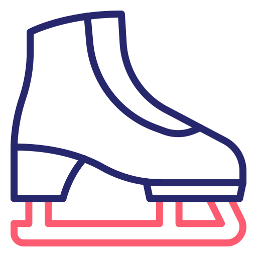patins à glace Generic Outline Color Icône
