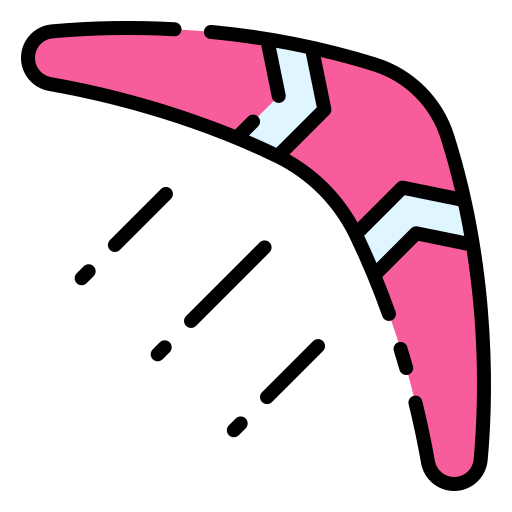 boomerang Good Ware Lineal Color icon