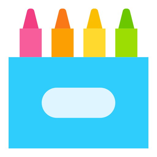 lápices de color Good Ware Flat icono