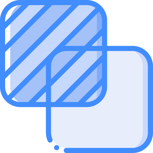 Transparency Basic Miscellany Blue icon