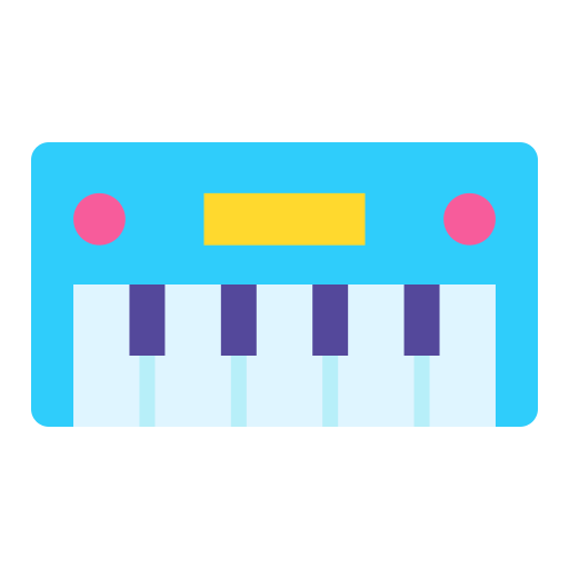 teclado de piano Good Ware Flat icono