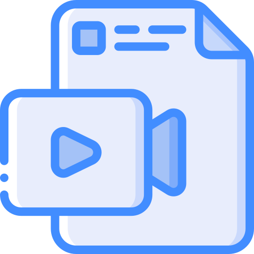 archivo de vídeo Basic Miscellany Blue icono