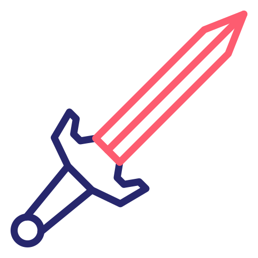 Swords Generic Outline Color icon