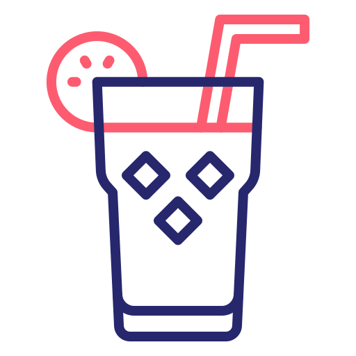 Iced tea Generic Outline Color icon