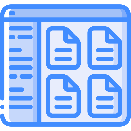 dateimanager Basic Miscellany Blue icon