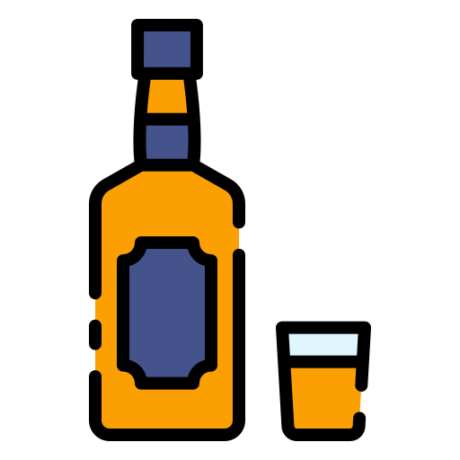 whisky Good Ware Lineal Color ikona