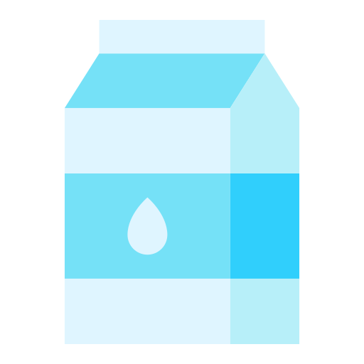 caja de leche Good Ware Flat icono